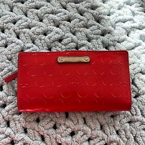 Red Kate Spade wallet